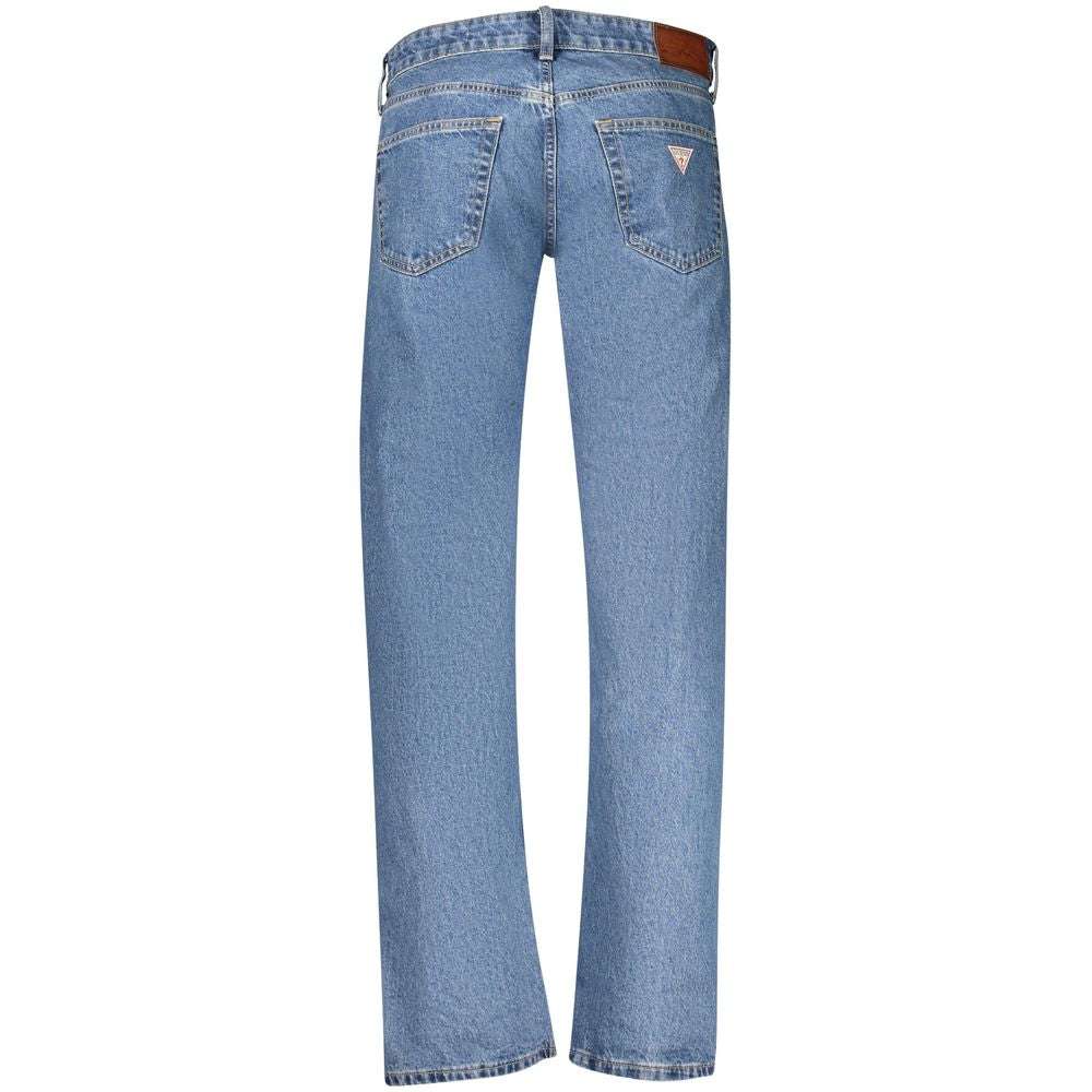 Guess Jeans Herren Blu Baumwolljeans mit klassischem 5-Pocket-Design und Stretchkomfort