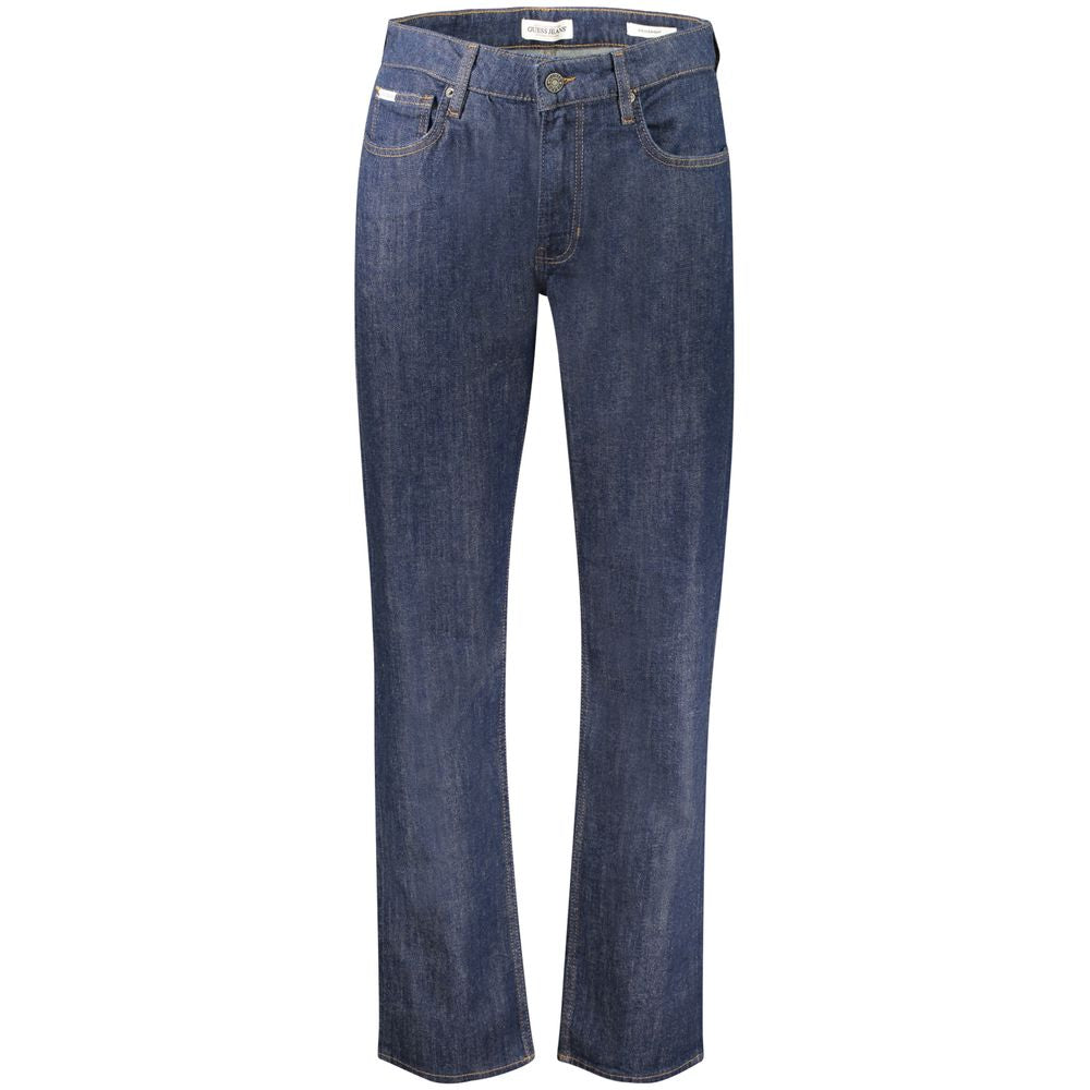 Guess Jeans Blue Cotton Jeans for Men