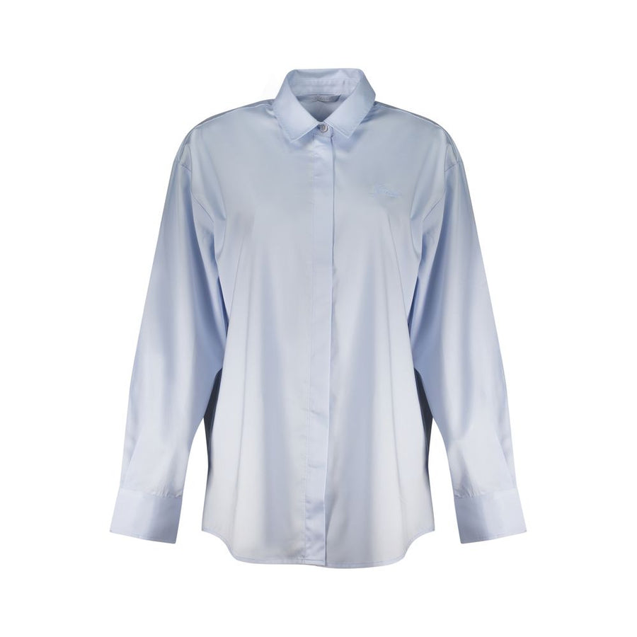 Guess Jeans Blaues Baumwollhemd mit Muster