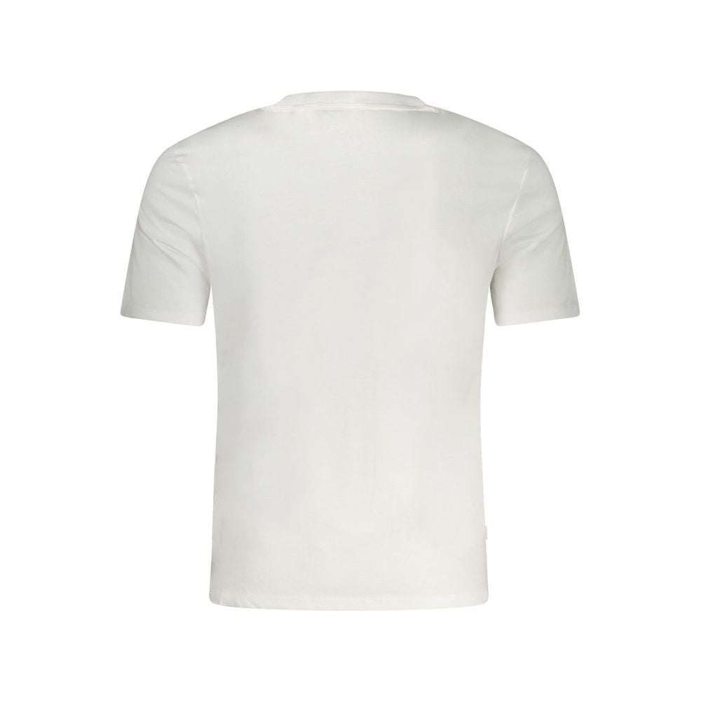 Guess Jeans Men's White Cotton T-Shirt
