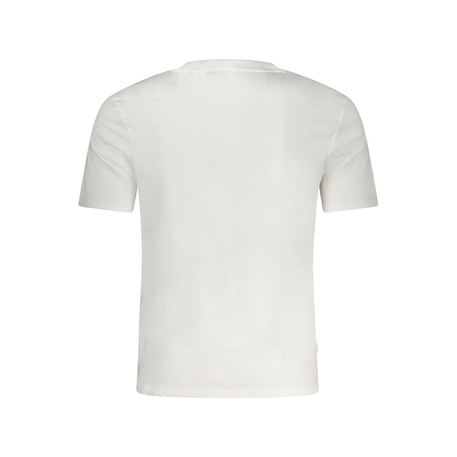 Guess Jeans Men's White Cotton T-Shirt