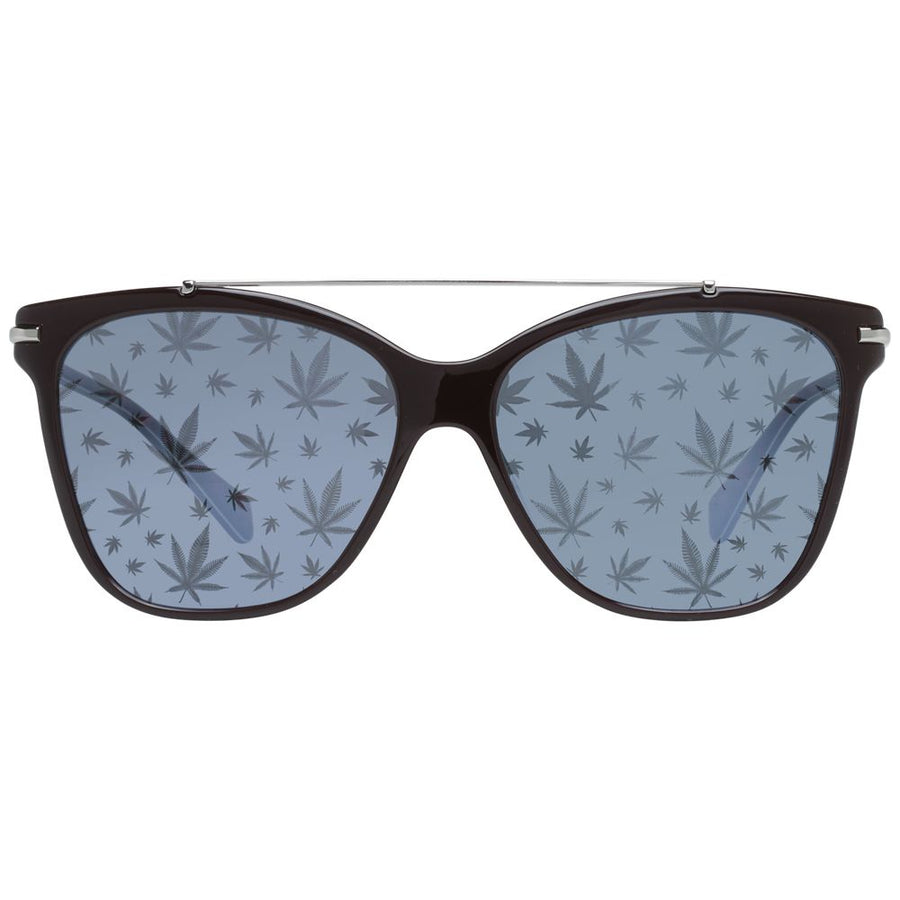 Police Sonnenbrille aus braunem Metall & Kunststoff