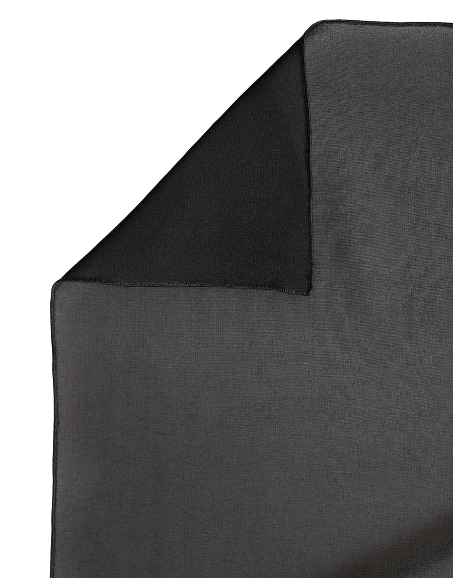 Dolce & Gabbana Schwarzer Seiden-Schal Stola 200cm x 64cm