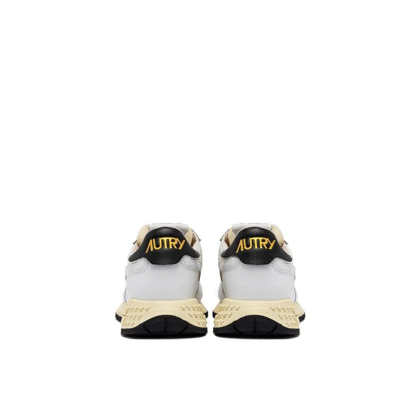 Autry Weiße Low-Top-Sneaker aus Leder