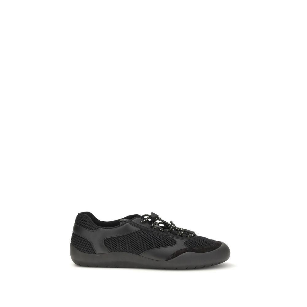 Prada Black Polyester Sneakers for Sporty Looks