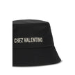 Valentino Garavani Schwarzer Baumwoll-Bucket Hat