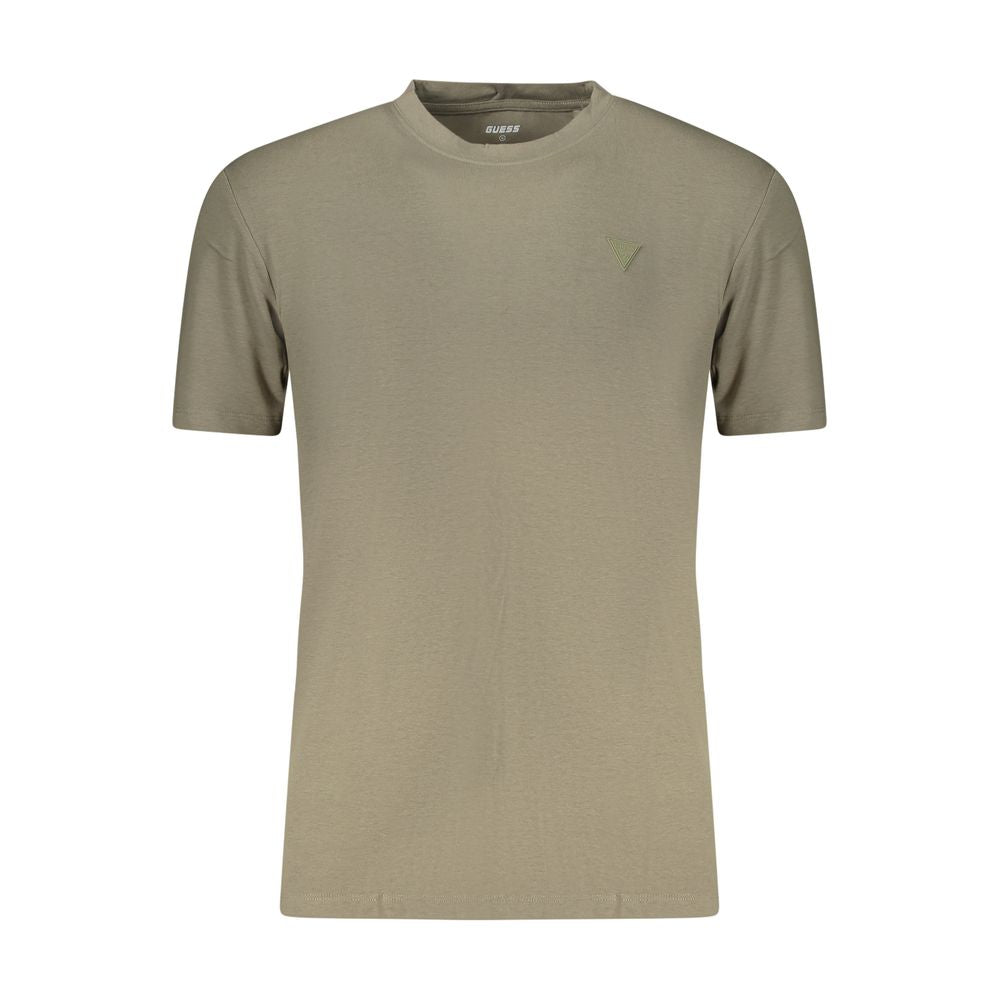Guess Green Cotton T-Shirt for Men