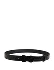 Dolce & Gabbana Herren Gürtel aus schwarzem exotischem Leder mit Logo-Schnalle