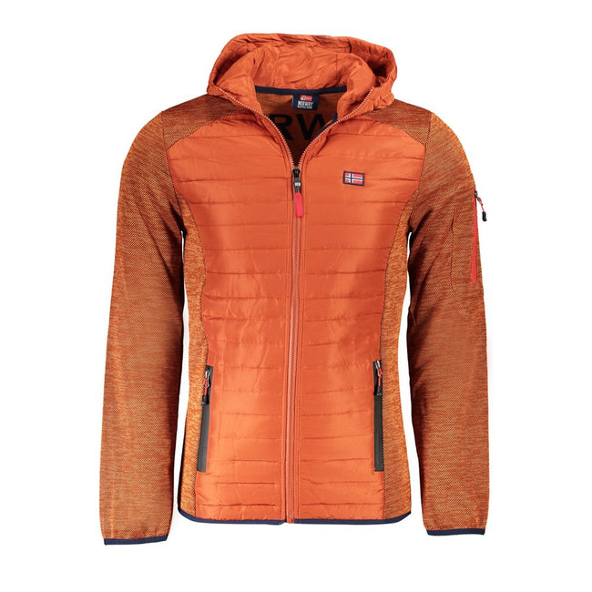 Norway 1963 Marrone Polyester Herrenjacke