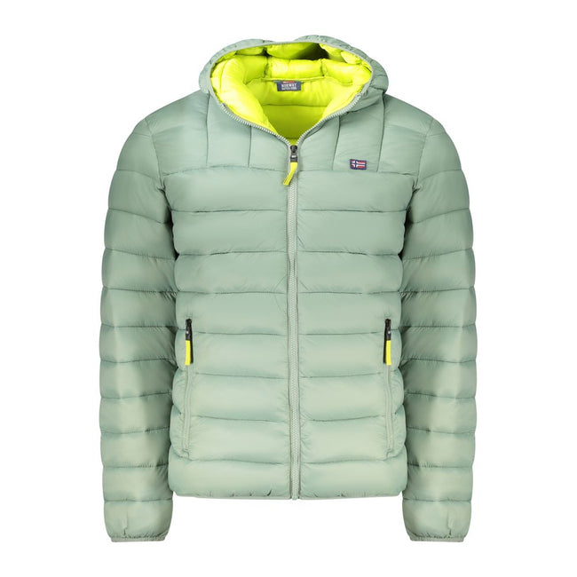 Norway 1963 Grüne Polyamid-Herrenjacke