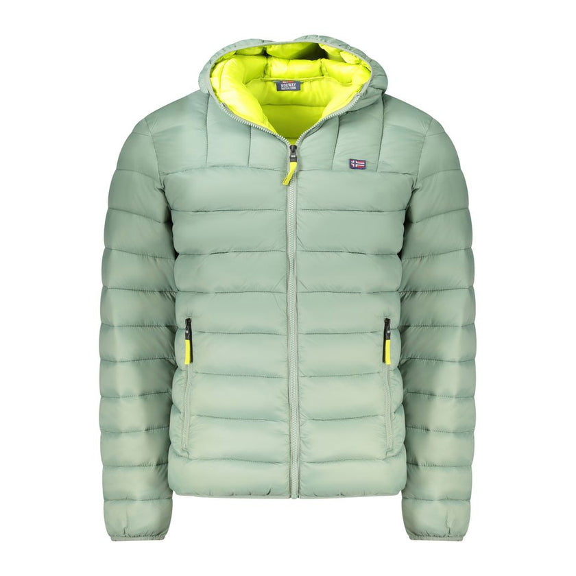 Norway 1963 Grüne Polyamid-Herrenjacke