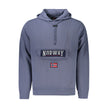Norway 1963 Blauer Kapuzenpullover aus Baumwolle für Herren