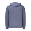 Norway 1963 Blauer Kapuzenpullover aus Baumwolle für Herren