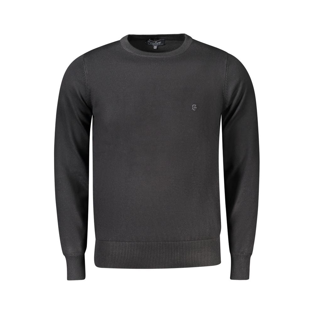 Coveri Moving Schwarzer Sweatshirt aus Nylon