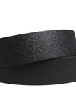 Dolce & Gabbana Herrenschließe Gürtel aus schwarzem Leder