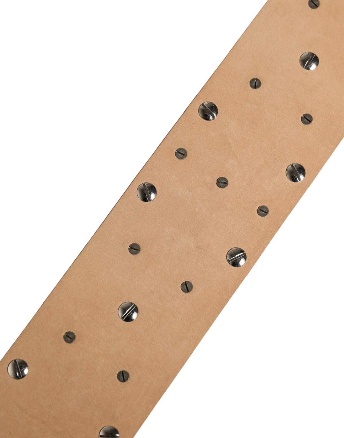 Dolce & Gabbana silver leather belt with crystal metal buckle
