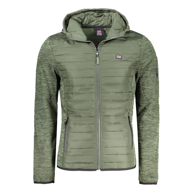 Norway 1963 Herrenjacke aus Verde-Polyester
