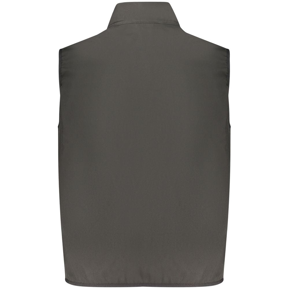 Norway 1963 Schwarze Herrenweste aus Polyester