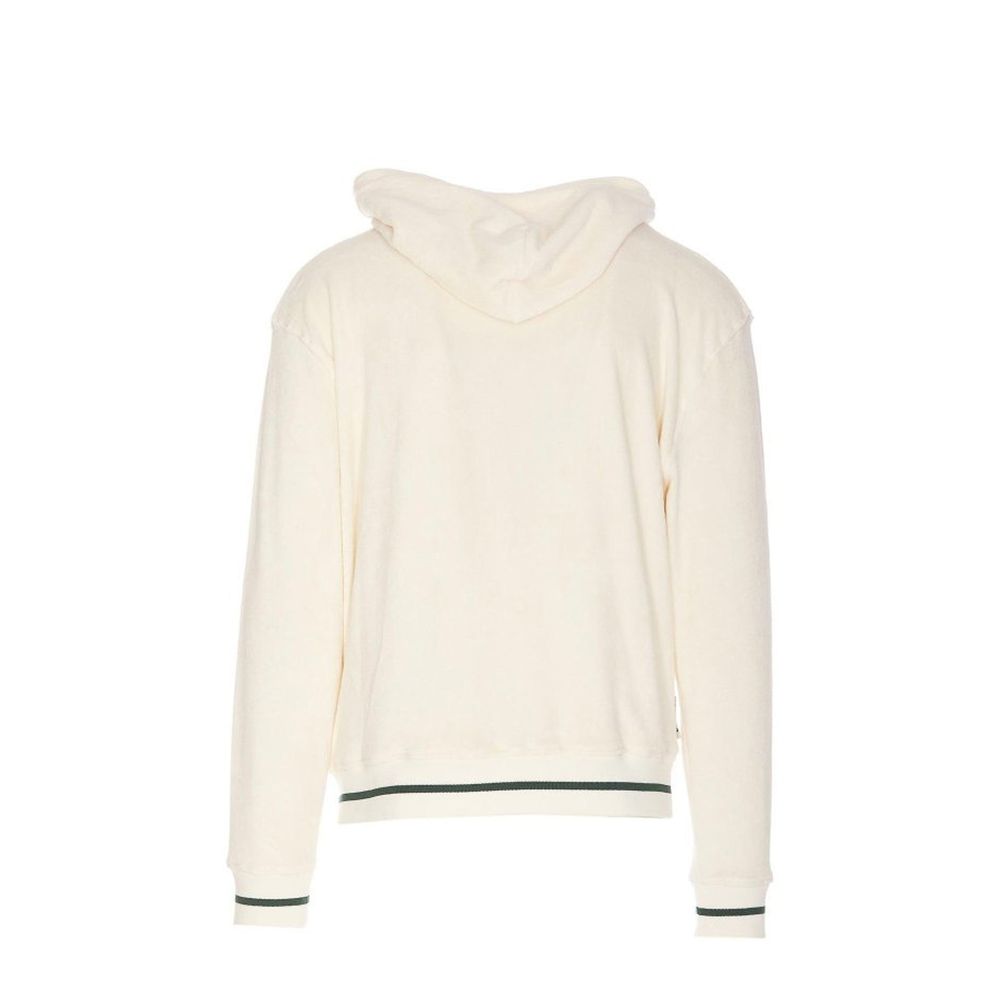 Autry Weiße Baumwoll-Kapuzenpullover