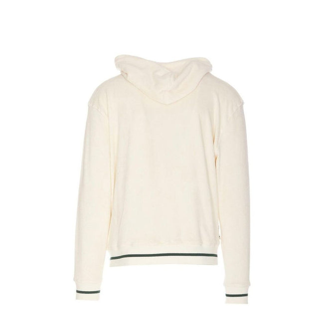 Autry Weiße Baumwoll-Kapuzenpullover