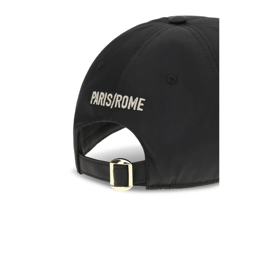 Valentino Garavani Schwarze Baumwollkappe (Baseball Cap)