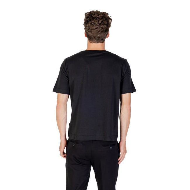 Calvin Klein Sport Schwarzes Baumwoll-T-Shirt