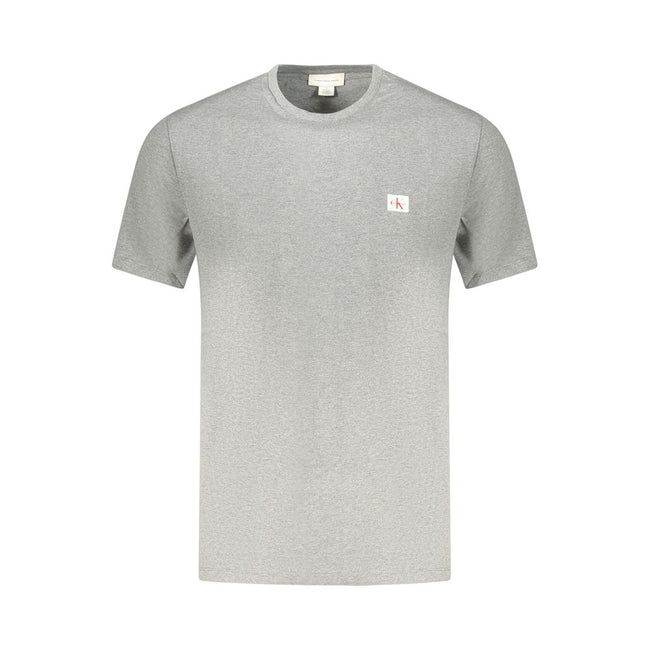 Calvin Klein Grigio Baumwoll-T-Shirt für Herren