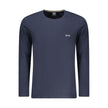 Hugo Boss Blaues Baumwoll-T-Shirt für Herren