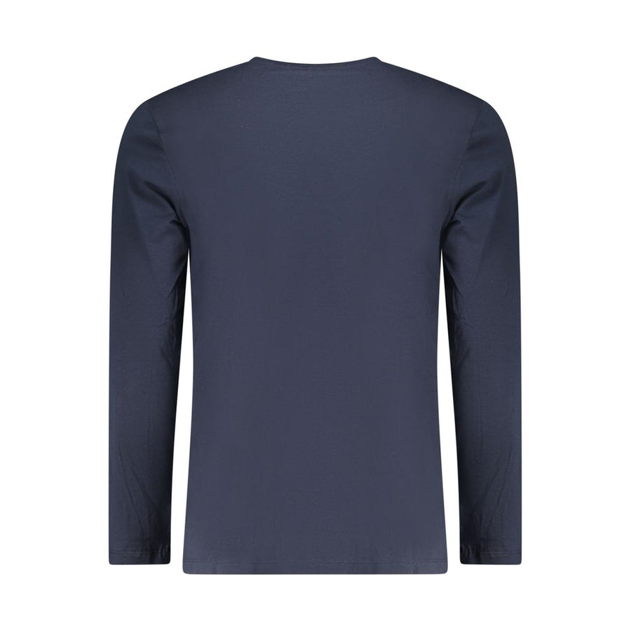 Hugo Boss Blaues Baumwoll-T-Shirt für Herren