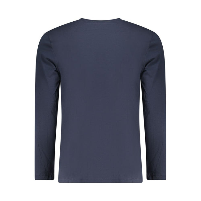 Hugo Boss Blaues Baumwoll-T-Shirt für Herren