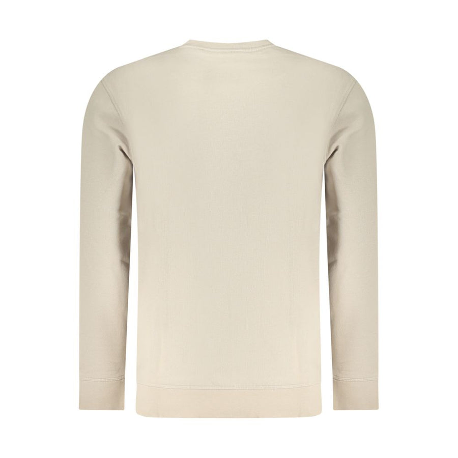 Hugo Boss Beige Cotton Men Sweatshirt
