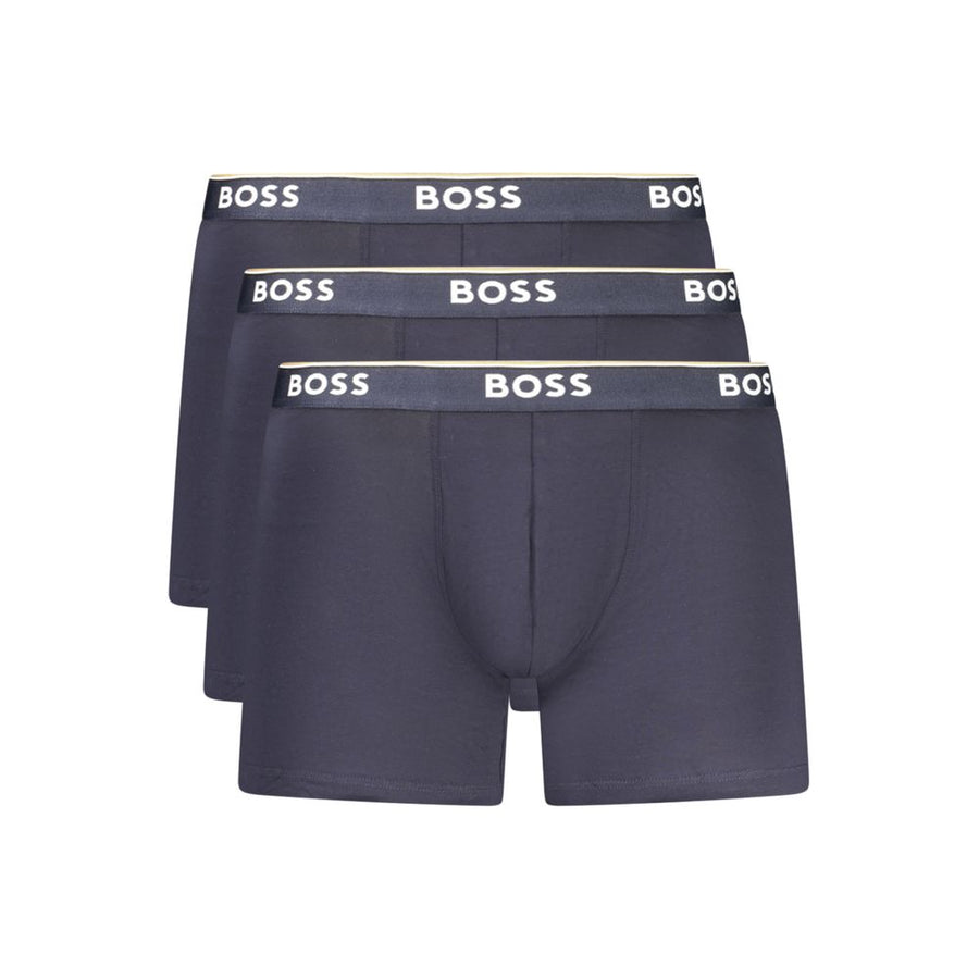 Hugo Boss Blaue Herren-Boxershorts aus Baumwolle