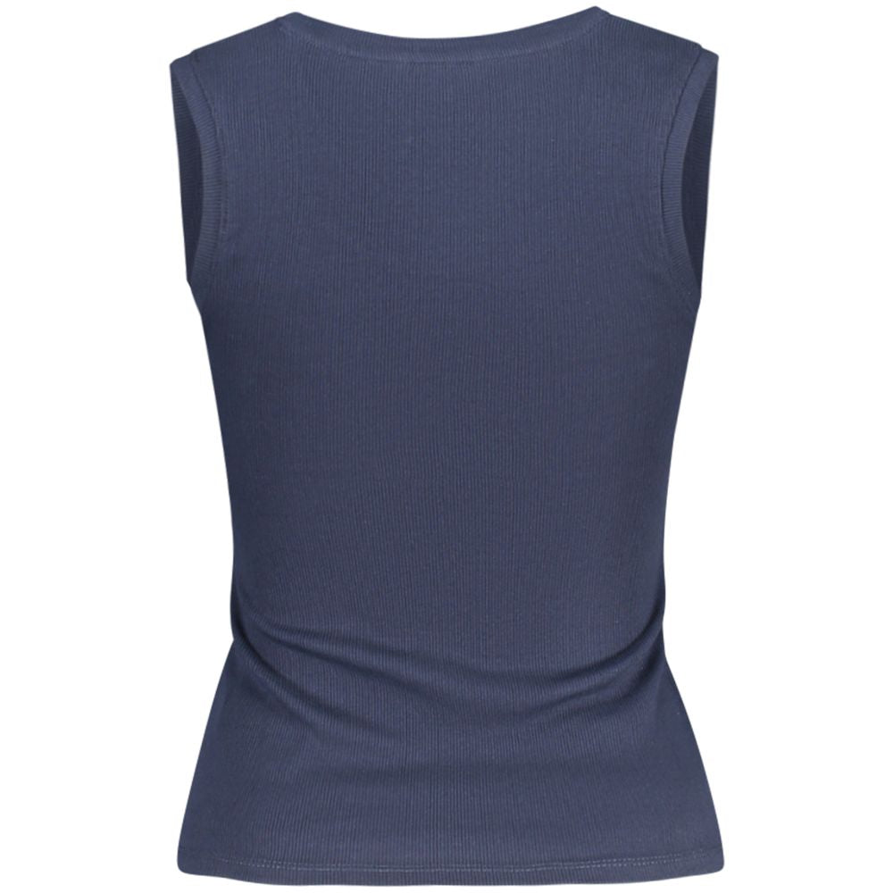 Tommy Hilfiger Blaues Damen-Tanktop aus Baumwolle