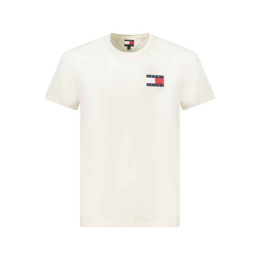 Tommy Hilfiger Weißes Herren-T-Shirt aus Baumwolle