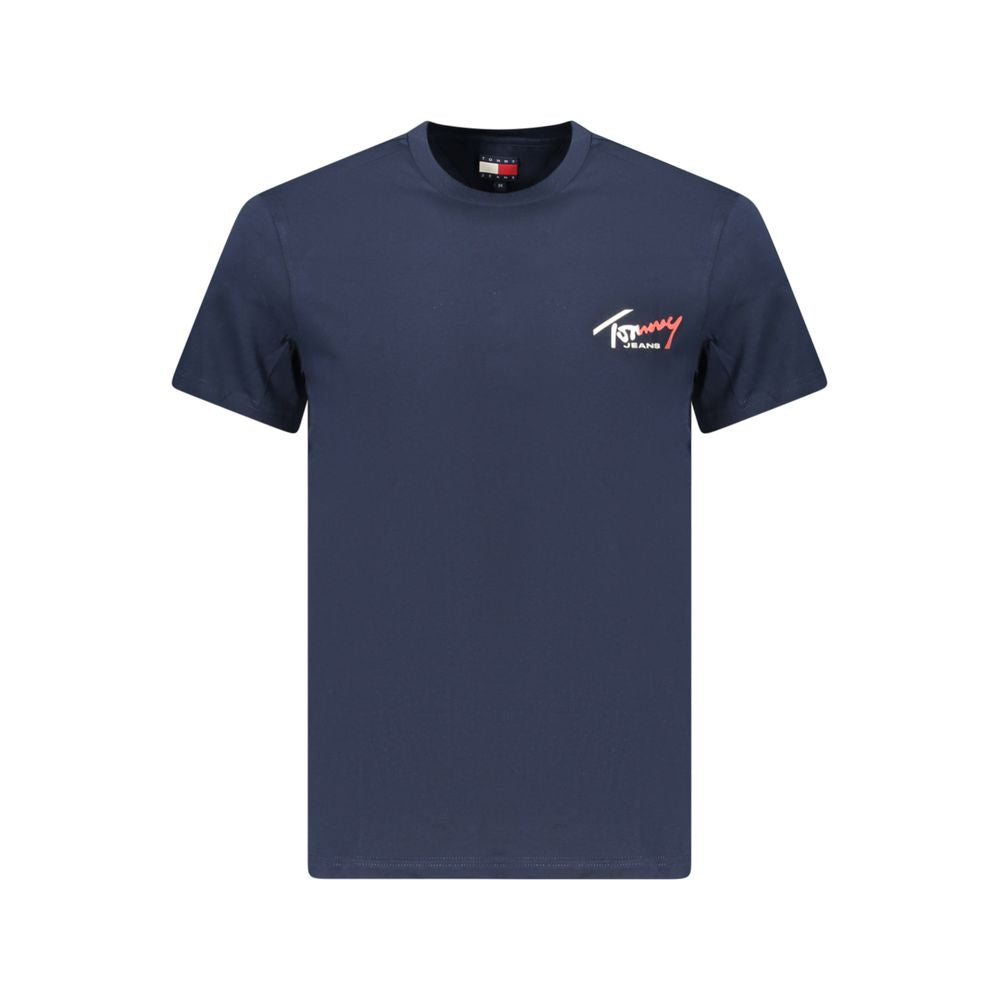 Tommy Hilfiger Men's Blue Cotton T-Shirt