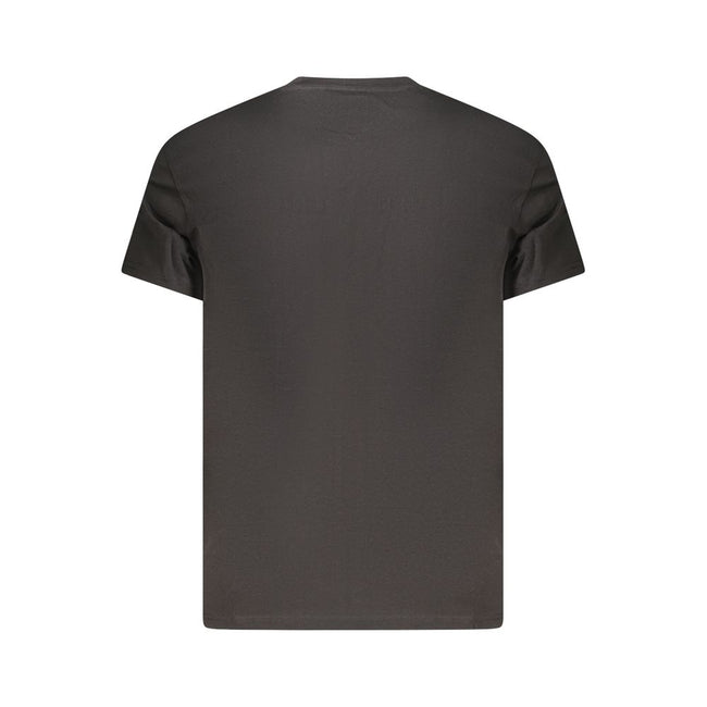 Tommy Hilfiger Schwarzes Baumwoll-T-Shirt für Herren