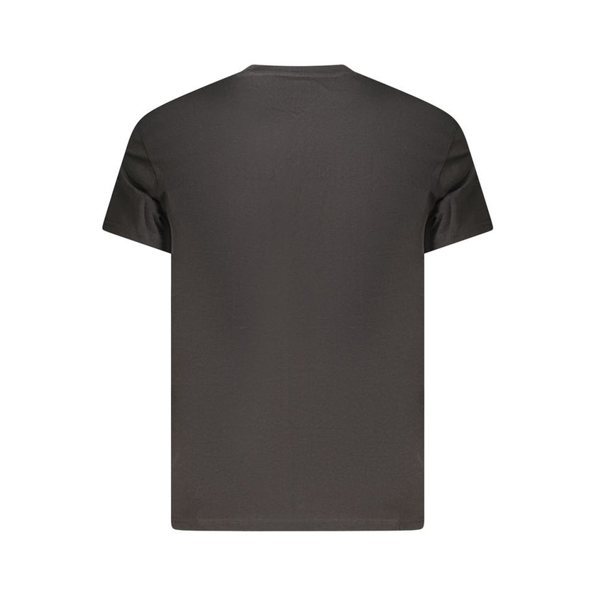 Tommy Hilfiger Schwarzes Baumwoll-T-Shirt für Herren