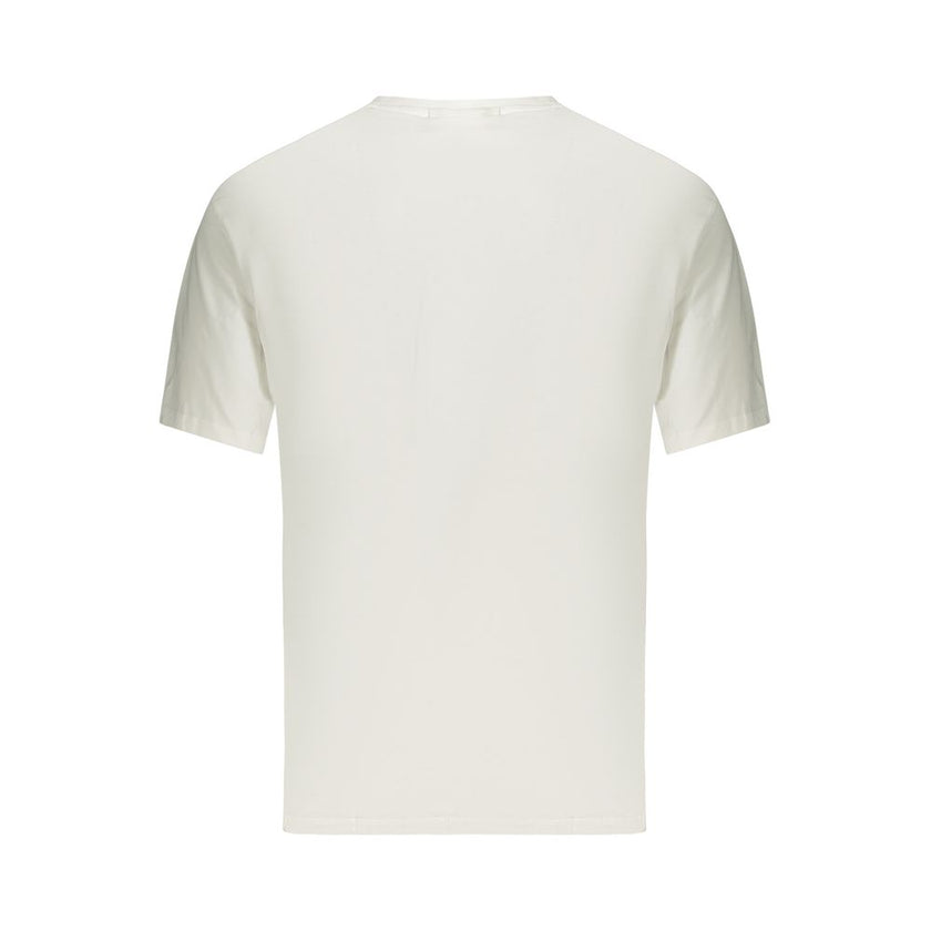 Calvin Klein Weißes Baumwoll-T-Shirt für Herren