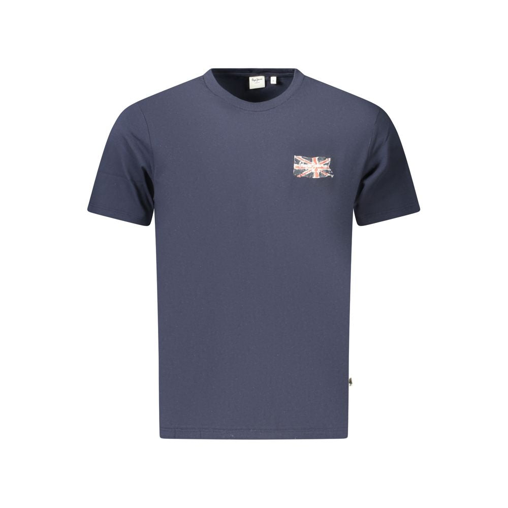 Men's Pepe Jeans Blue Cotton T-Shirt
