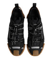 Dolce & Gabbana Schwarze NS1 Low-Top-Sneaker mit Logo-Schnürung