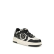 Philipp Plein Schwarze Bos Taurus Kalbsleder Sneaker