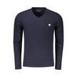 Guess Jeans Blaues Bio-Baumwoll-T-Shirt für Herren