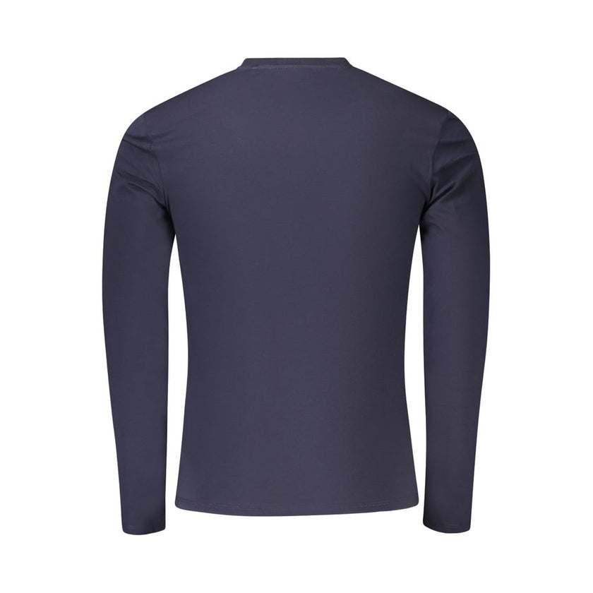 Guess Jeans Blaues Bio-Baumwoll-T-Shirt für Herren