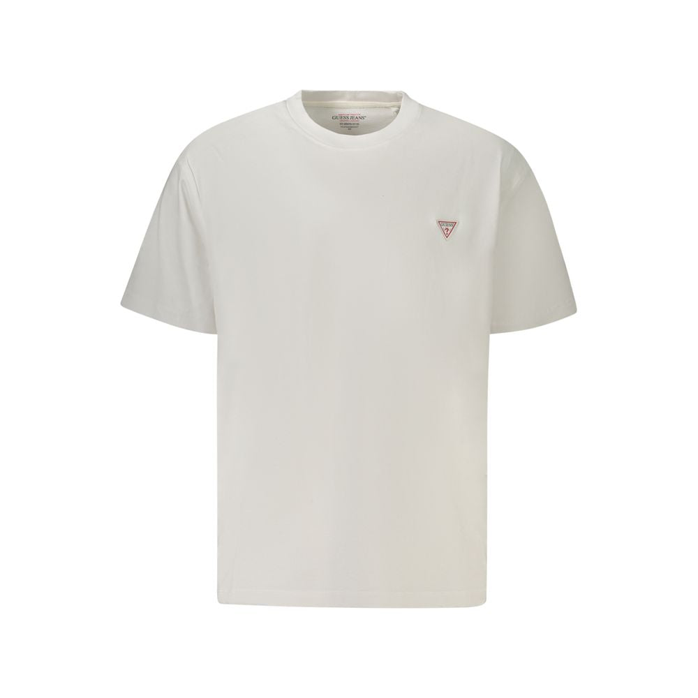 Guess Jeans Men's White Organic Cotton T-Shirt