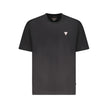 Guess Jeans Nero Baumwoll-T-Shirt für Herren