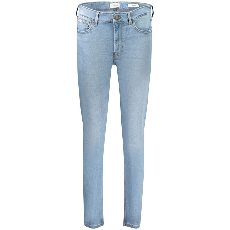 Guess Jeans Azzurro Lyocell Damen Skinny Jeans