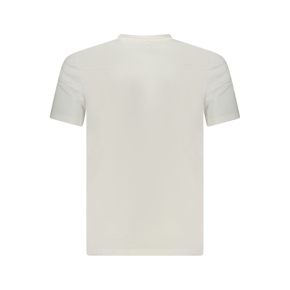 Guess Jeans Men's White Cotton T-Shirt