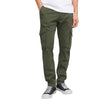 Jack Jones Grüne Baumwoll-Röhrenjeans