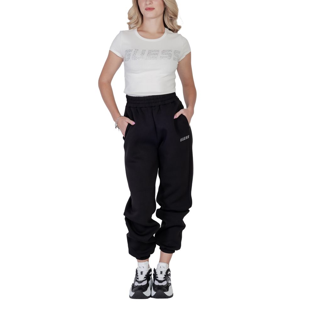 Guess Active Cremefarbenes Baumwoll-T-Shirt