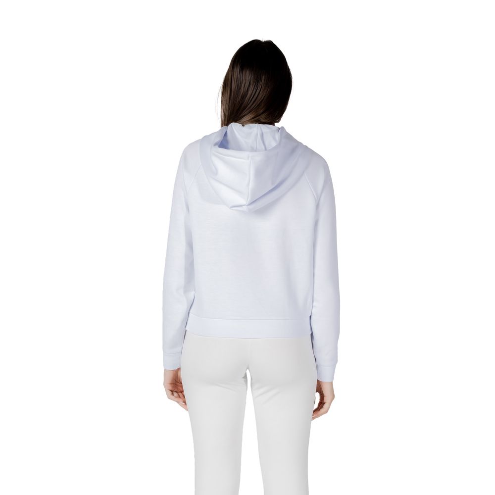 Armani Exchange Weißer Kapuzenpullover aus Viskose